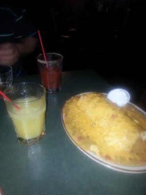 Debs breakfast burrito, out of this world - its insane :-) Sunday's only , served till 1:00