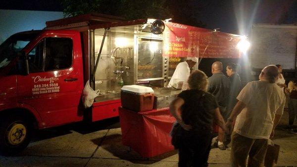 The chicken guys catering truck.