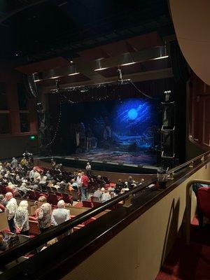 The stage for Cats the musical