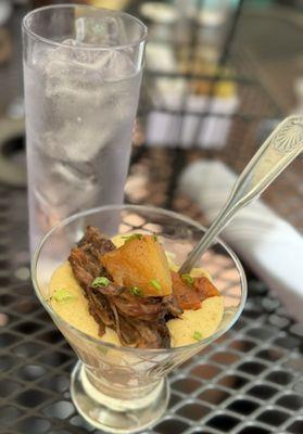 Pot Roast with Jalapeno Grits