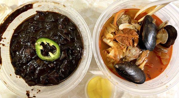 Jjajangmyeon and  Jjamppong (To go)