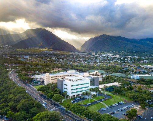 Maui Memorial Medical Center birds eye view