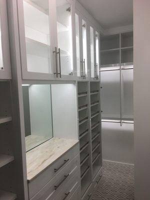 Add LED lights with Top Shelf Closets