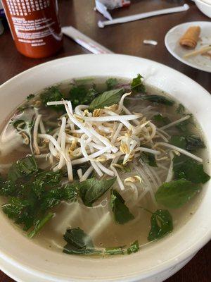 Beef flank pho. Sooo good.