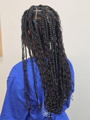 Kids boho braids, no extensions