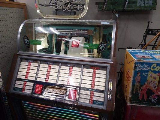 Vintage jukebox.