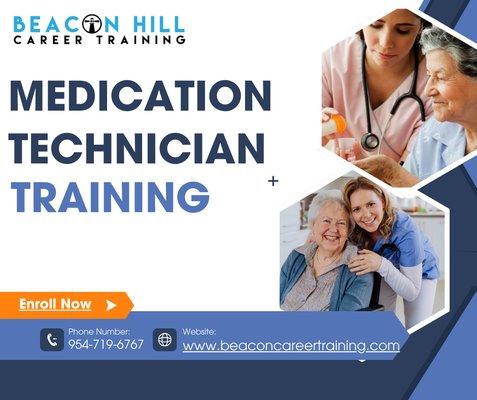 Medciation Tech (Med Tech) Classes. Enroll Now