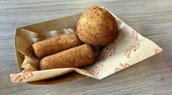 Papa Rellena, Croquetas de Jamón