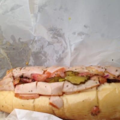 Turkey hoagy yummm