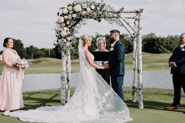 Wedding Ceremony on the pond