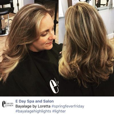 Blonde balayage by Loretta