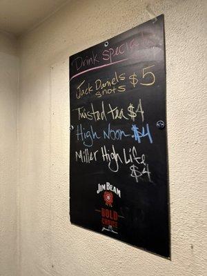 Drink Specials