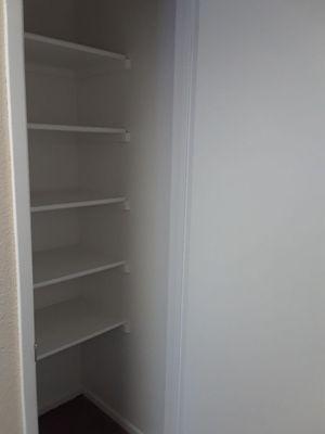 2 bedroom 2 bathroom - linen closet (all units have one)