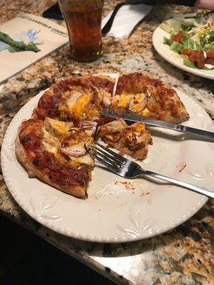 Small BBQ Chicken pizza