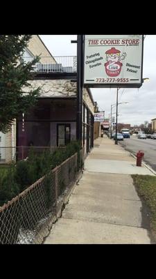 Old storefront under remodel