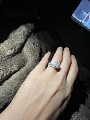 Beautiful elegant diamond ring