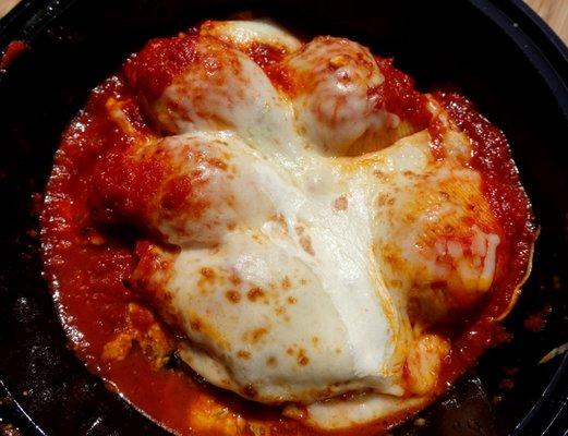 Stuffed Shells with the gooiest of cheese