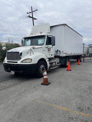 TRACTOR/TRAILER that you will practice skills in.