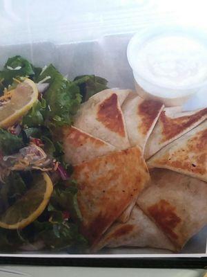 PASSION WRAP  with side salad ,special sauce