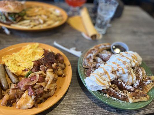 Banana Foster French Toast Combo