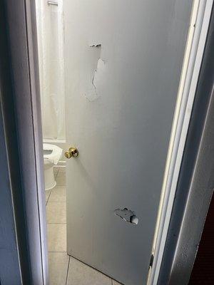 Bathroom door