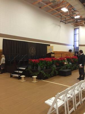 Graduation in Sullivan Center