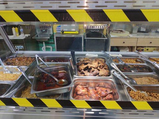 Hot food counter