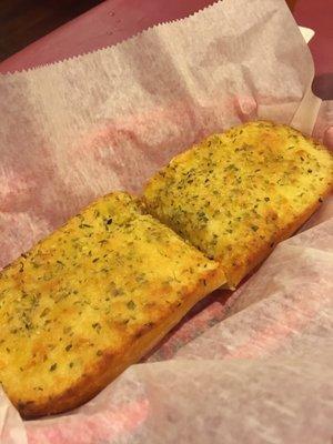 Herby, delicious garlic bread