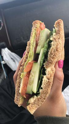 Fresh ingredients and delicious bread!!