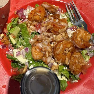 Firecracker shrimp salad