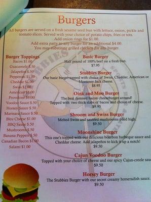 Burger Menu