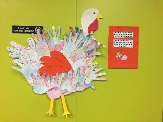 Help us decorate our turkey!