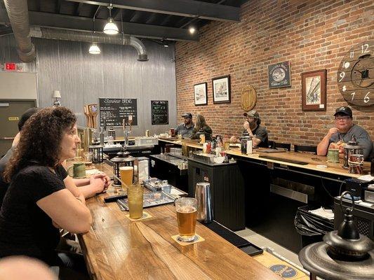 Bar area at Starview Brews