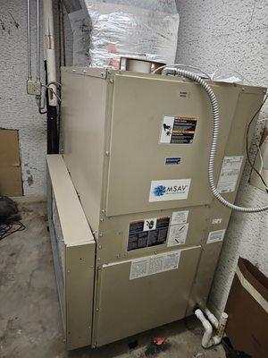 Newly installed commercial 45tons Air Handler System we also provide preventative maintenance.