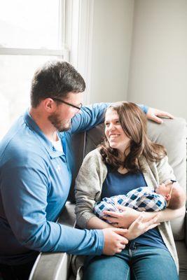 Southeastern Fertility family Megan, T.J. and baby Carter.