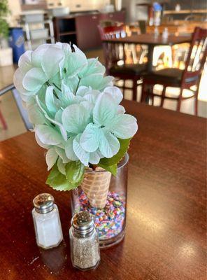 Easter  breakfast table