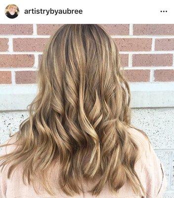 Sun-kissed balayage