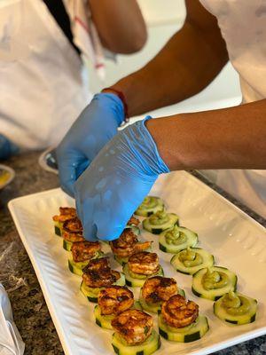 Plating - Blackened Shrimp Avocado Bites