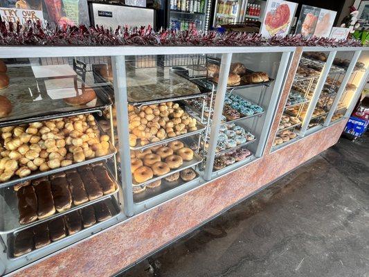 Inside. Yummy donuts