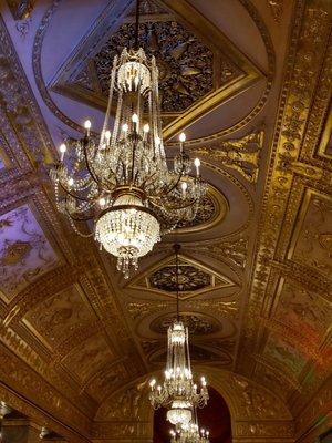 Inside lobby ceiling