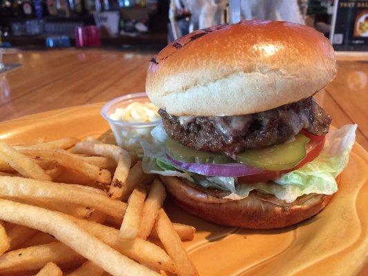 Mushroom Swiss Burger