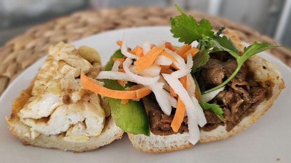 1/4 of Pork Bánh Mi with Egg