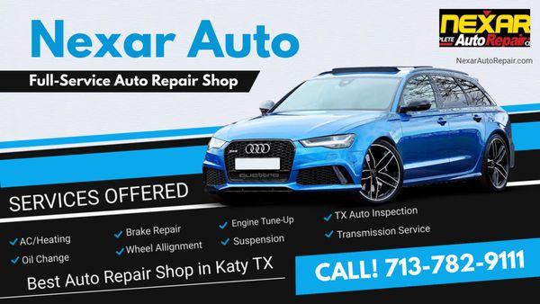 katy best auto repair shop 77449