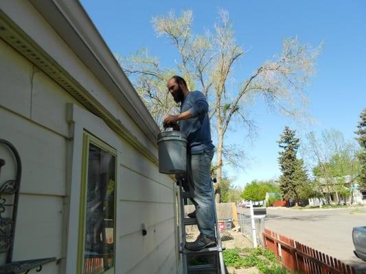 Cleaning Gutters