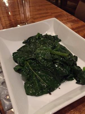 Creamed spinach