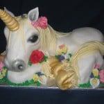 Unicorn birthday cake! This is 100% edible.