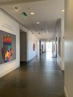 The fifth floor and Art by Luis Cruz Azaceta