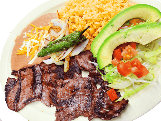 PLATO CARNE ASADA
 CARNE ASADA PLATE