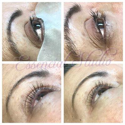 Keratin lash lift