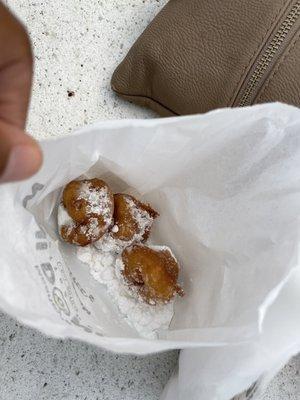 Plain powder donuts